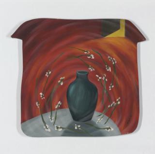 Wonsook Kim - Cherry blossoms and jar, 1989