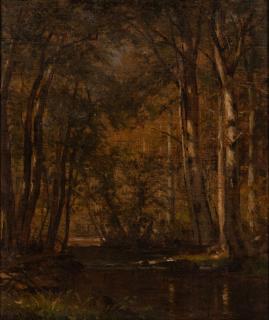 Worthington Whittredge - Brook in the Woods