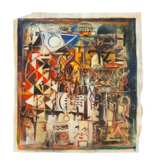 Wosene Worke Kosrof - Untitled (framed)