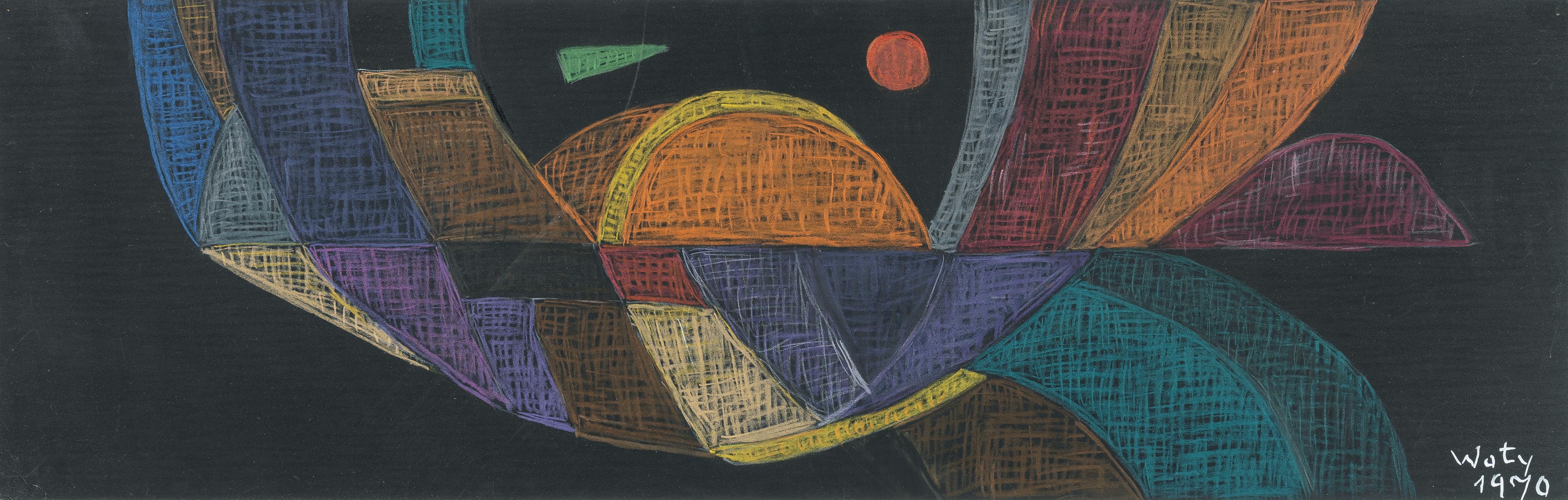 Woty Werner - Textilentwurf