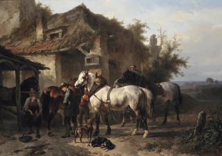 Wouterus Verschuur - At the farrier