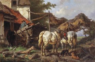 Wouterus Verschuur - Outside The Stable