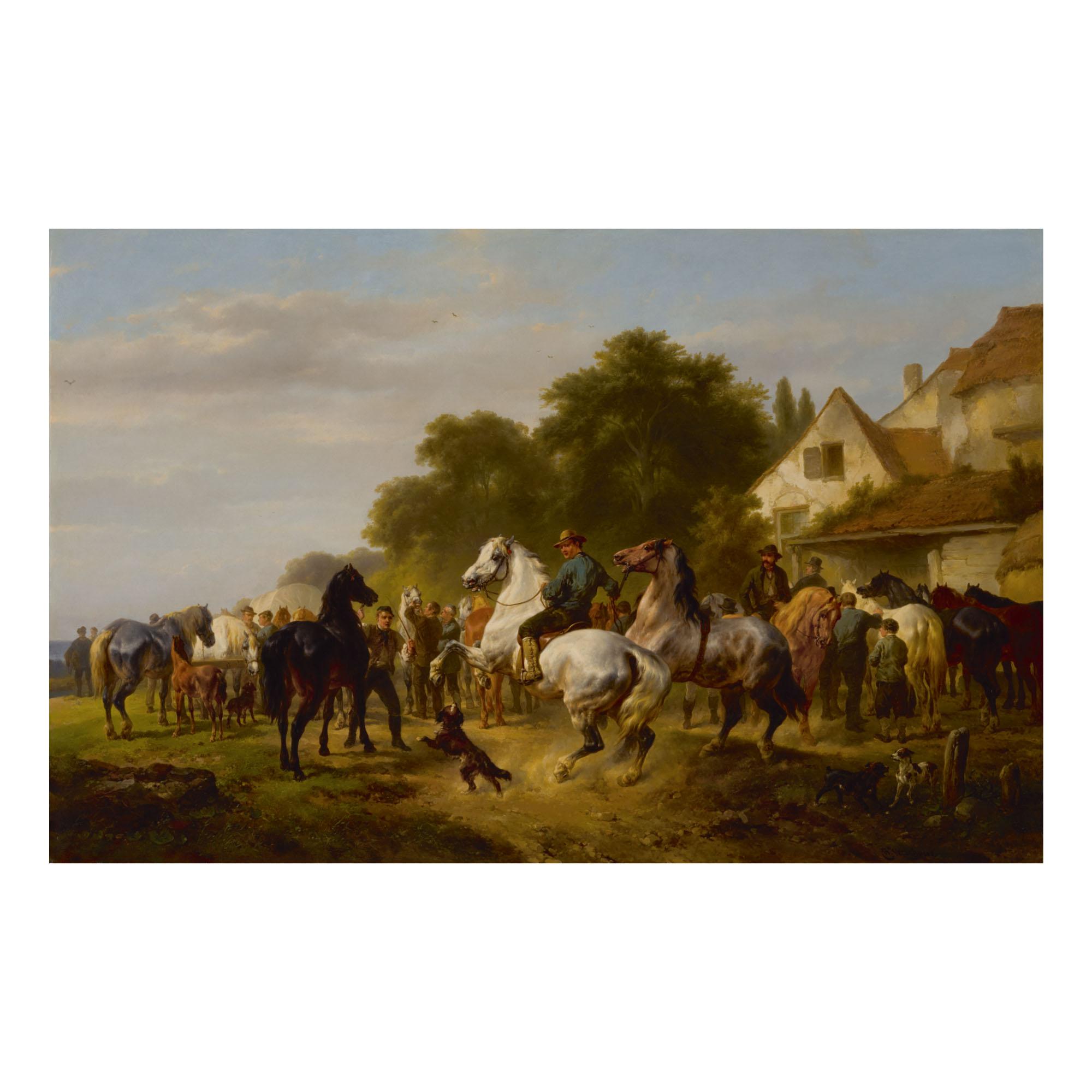 Wouterus Verschuur - The Horse Fair