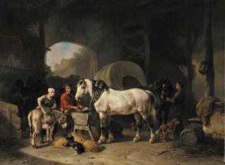 Wouterus Verschuur - The return to the stable
