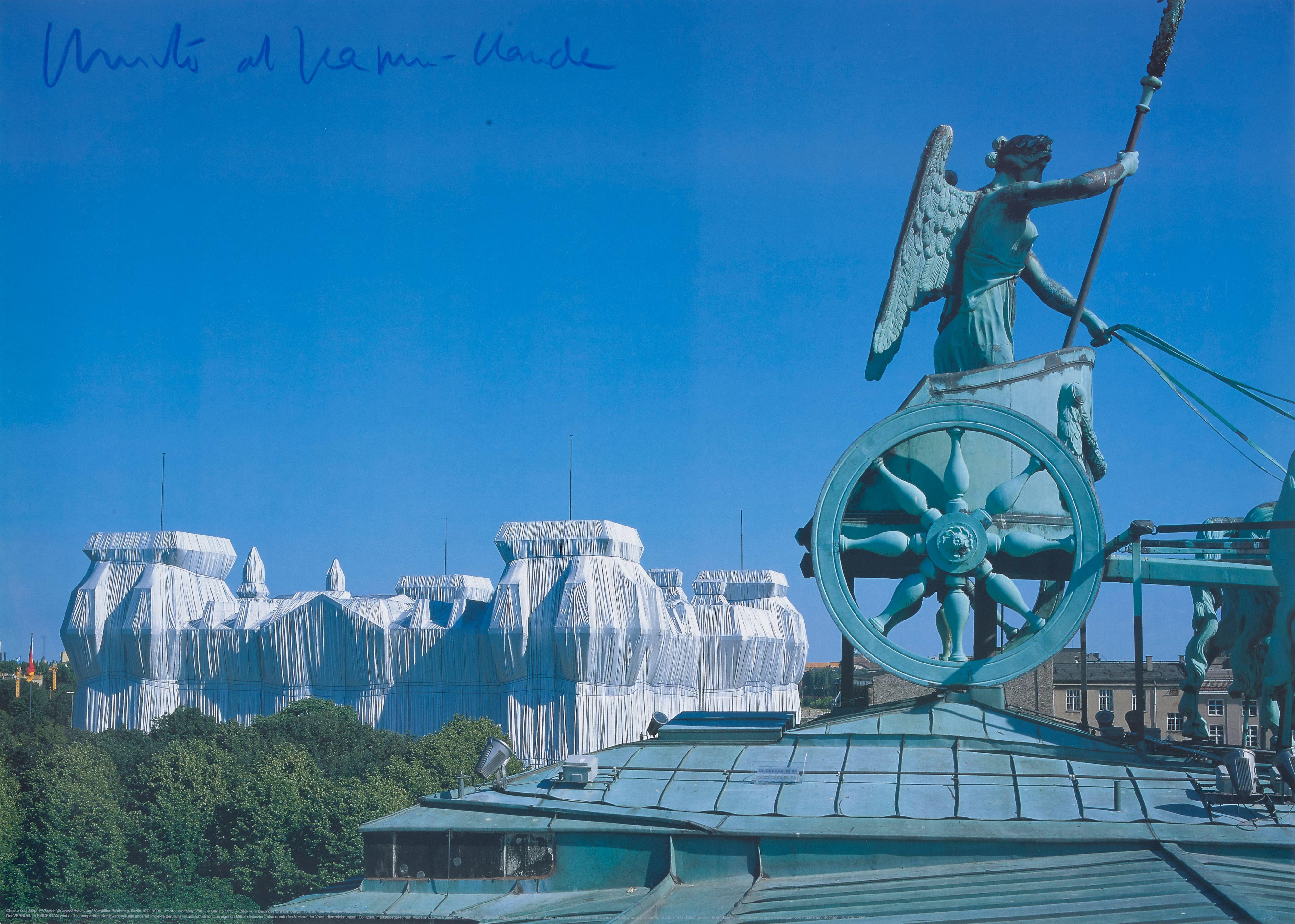 Wrapped Reichstag, Berlin, 1971-1995