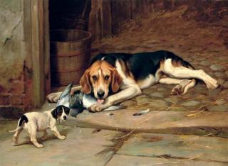Wright Barker, R.B.A. - Playmates