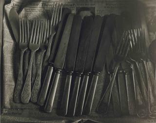 Wright Morris - Drawer with Silverware, Home Place, 1947
