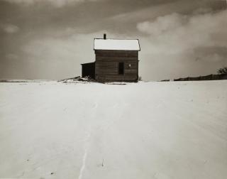 Wright Morris - Farmhouse in Winter near Lincoln, Nebraska