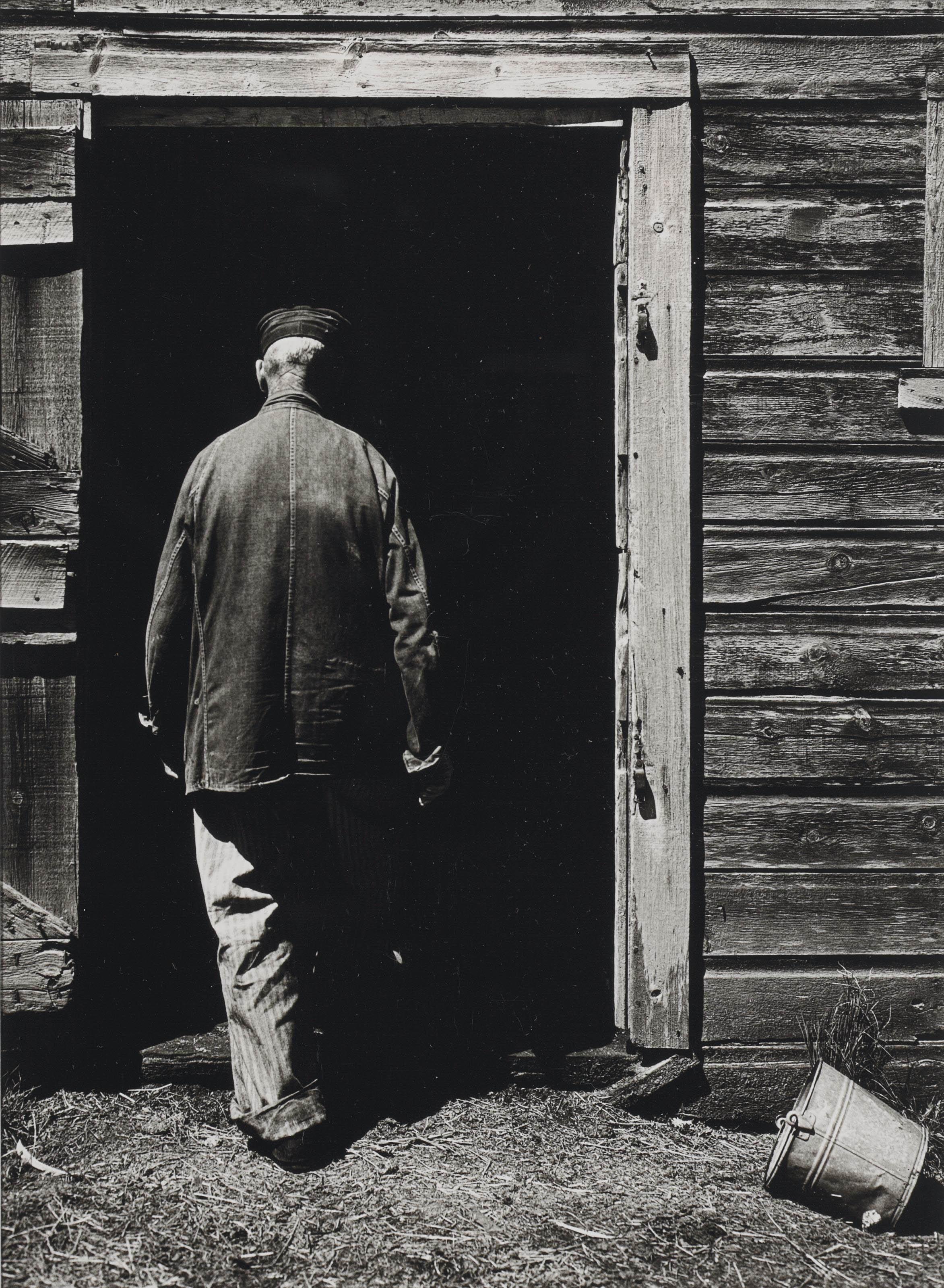 Wright Morris - Uncle Harry Entering Barn, 1947