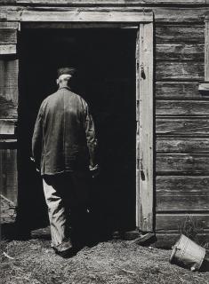 Wright Morris - Uncle Harry Entering Barn, 1947