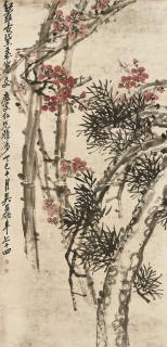 Wu Changshuo - Pine and Plum Blossoms