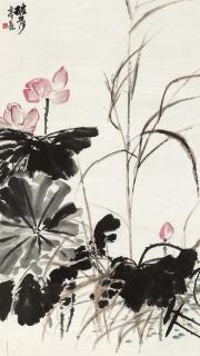 Wu Changshuo - Pink Lotus