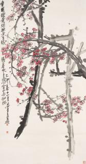 Wu Changshuo - Plum Blossoms, 1915
