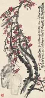 Wu Changshuo - Red Plum Blossoms