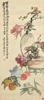 Wu Changshuo - Spring offerings, 1924