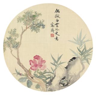 Wu Dacheng - Flowers After Yun Shouping; Calligraphy