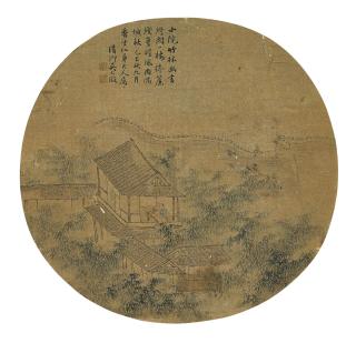 Wu Dacheng - Studying in the Bamboo Grove