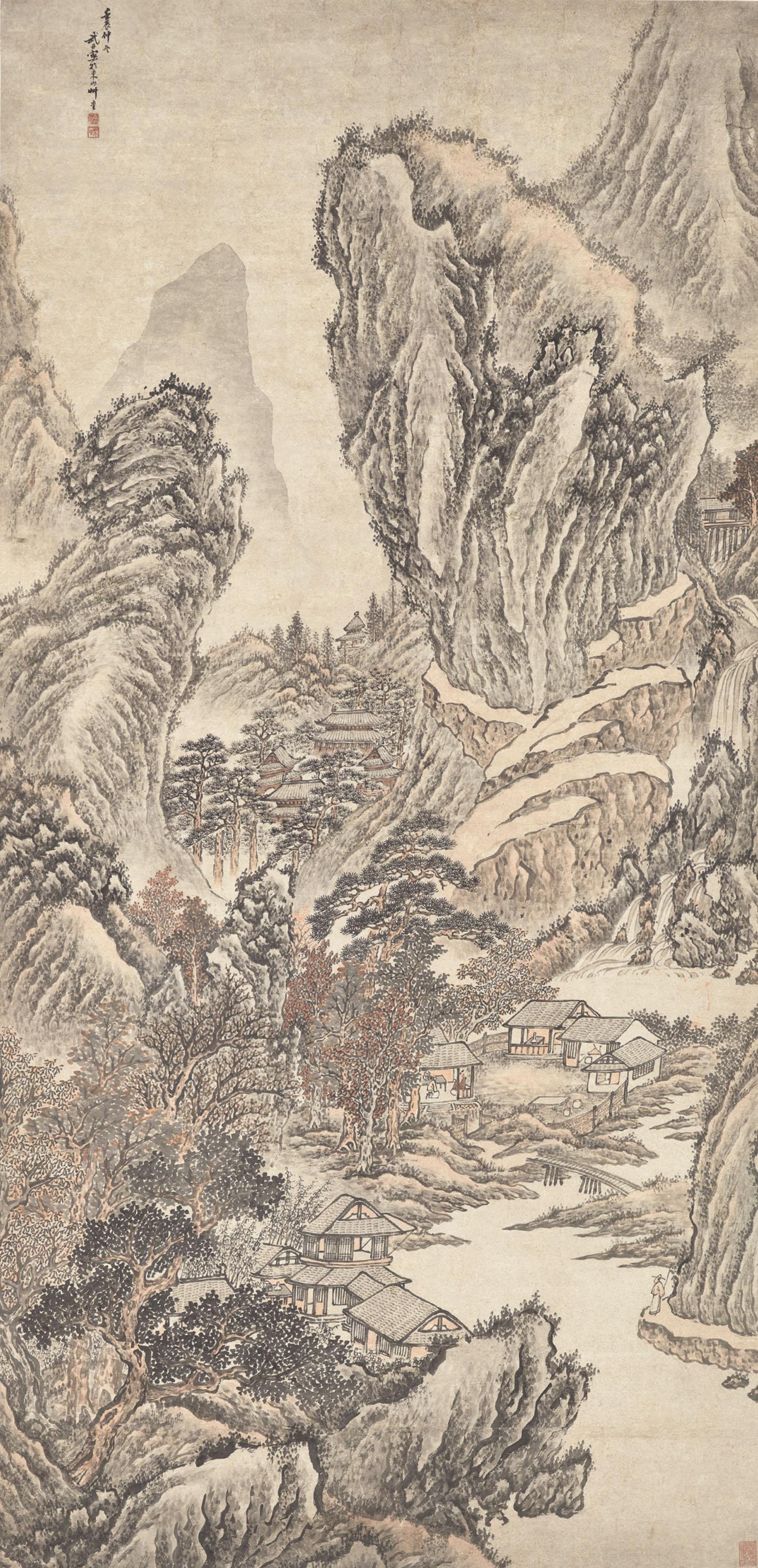 Wu Dan - Visiting a Friend in Remote Mountains