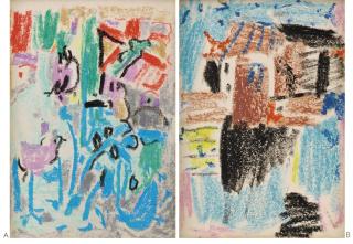 Wu Dayu - A: Untitled; B: Untitled (Two Works)