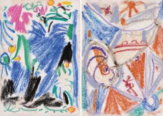 Wu Dayu - Spring Scenery，Revolve (Set Of Two Works)