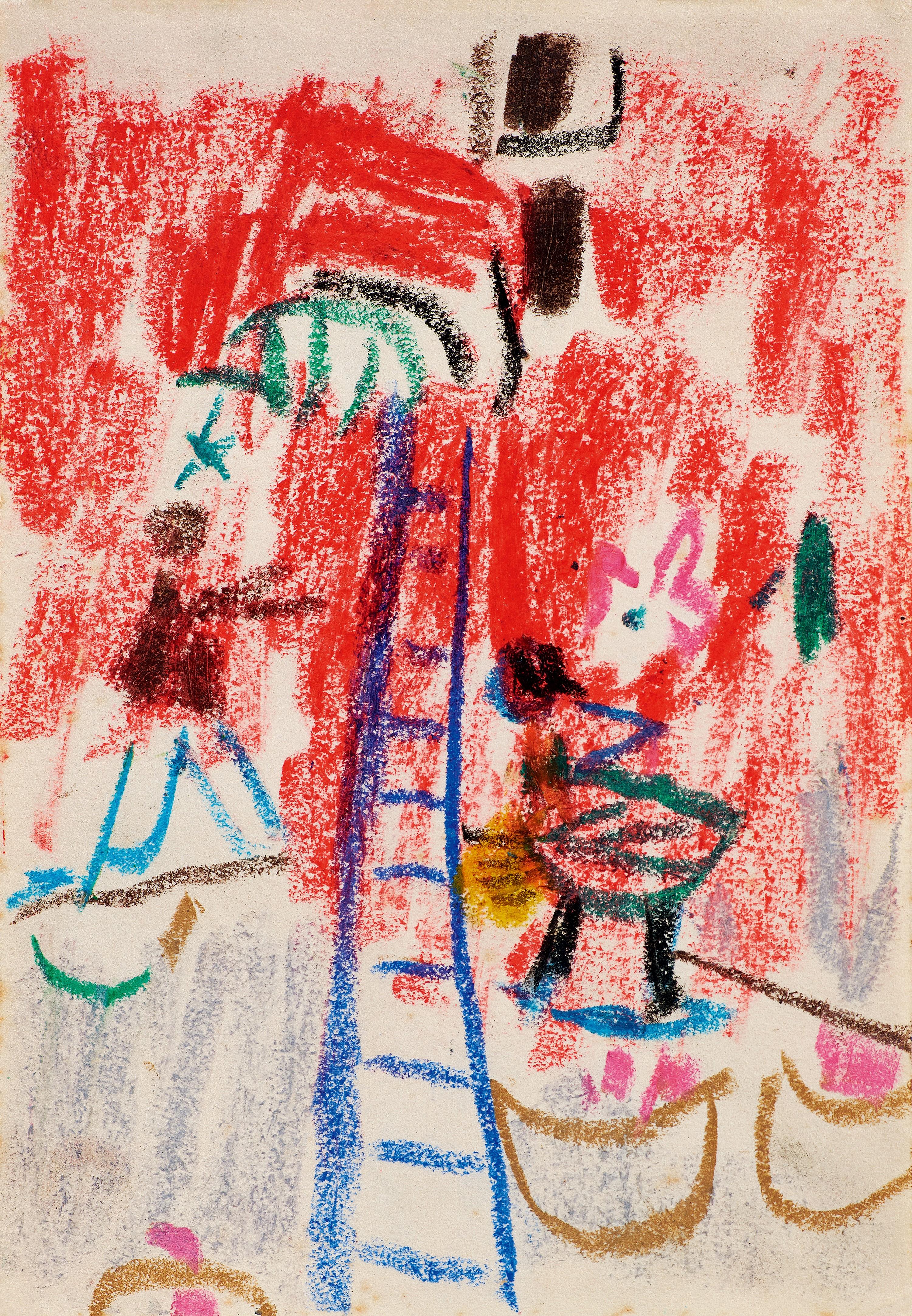 Wu Dayu - Untitled I-654(Painted Approximately In 1970S-1980S)