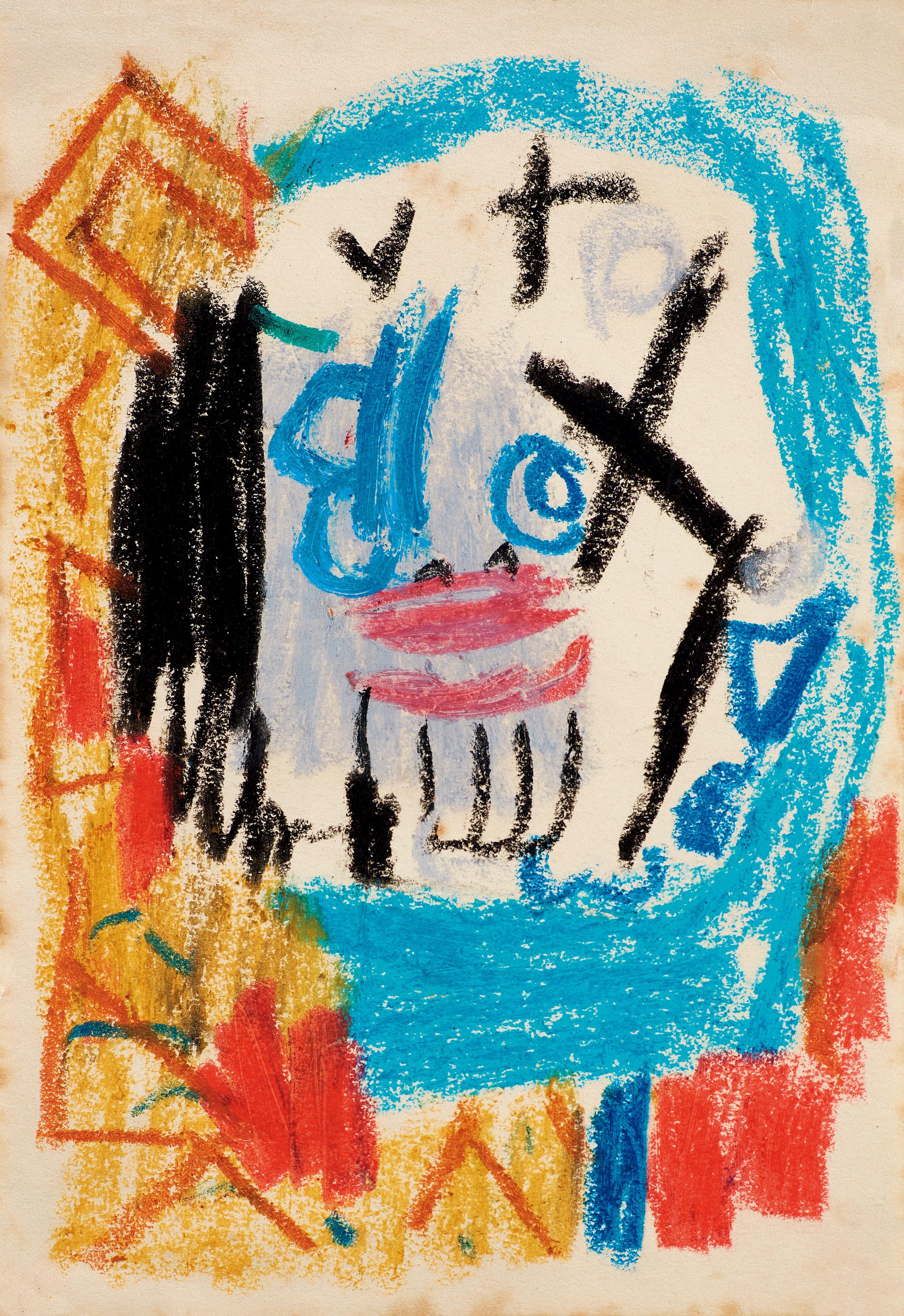 Wu Dayu - Untitled Ii-309(Painted Approximately In 1970S-1980S)