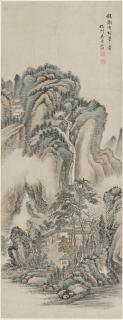 Wu Dongfa - Landscape in the style of Xie Tingzhi (14th Century)