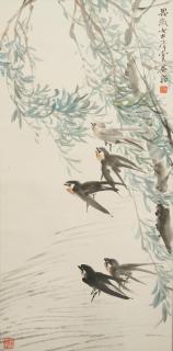 Wu Fuzhi - Swallows