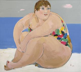 Wu Guanzhong - Ah Fu, A Foreigner