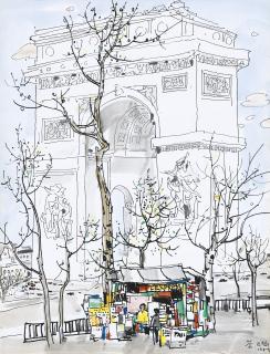 Wu Guanzhong - Arc de Triomphe
