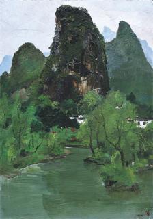 Wu Guanzhong - By the Side of the Li River (I)