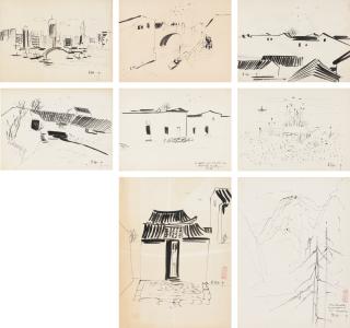 Wu Guanzhong - Drawings