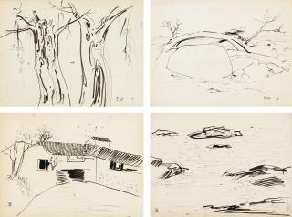 Wu Guanzhong - Drawings