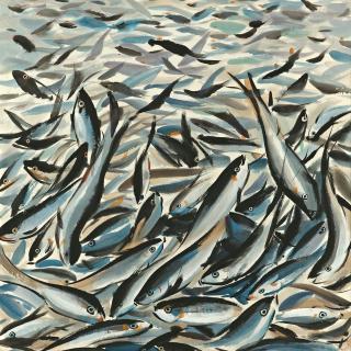 Wu Guanzhong - Fishes