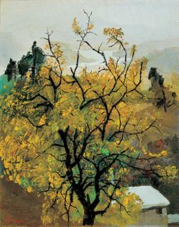 Wu Guanzhong - Golden Autumn
