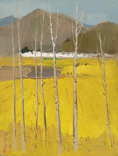 Wu Guanzhong - Golden Field