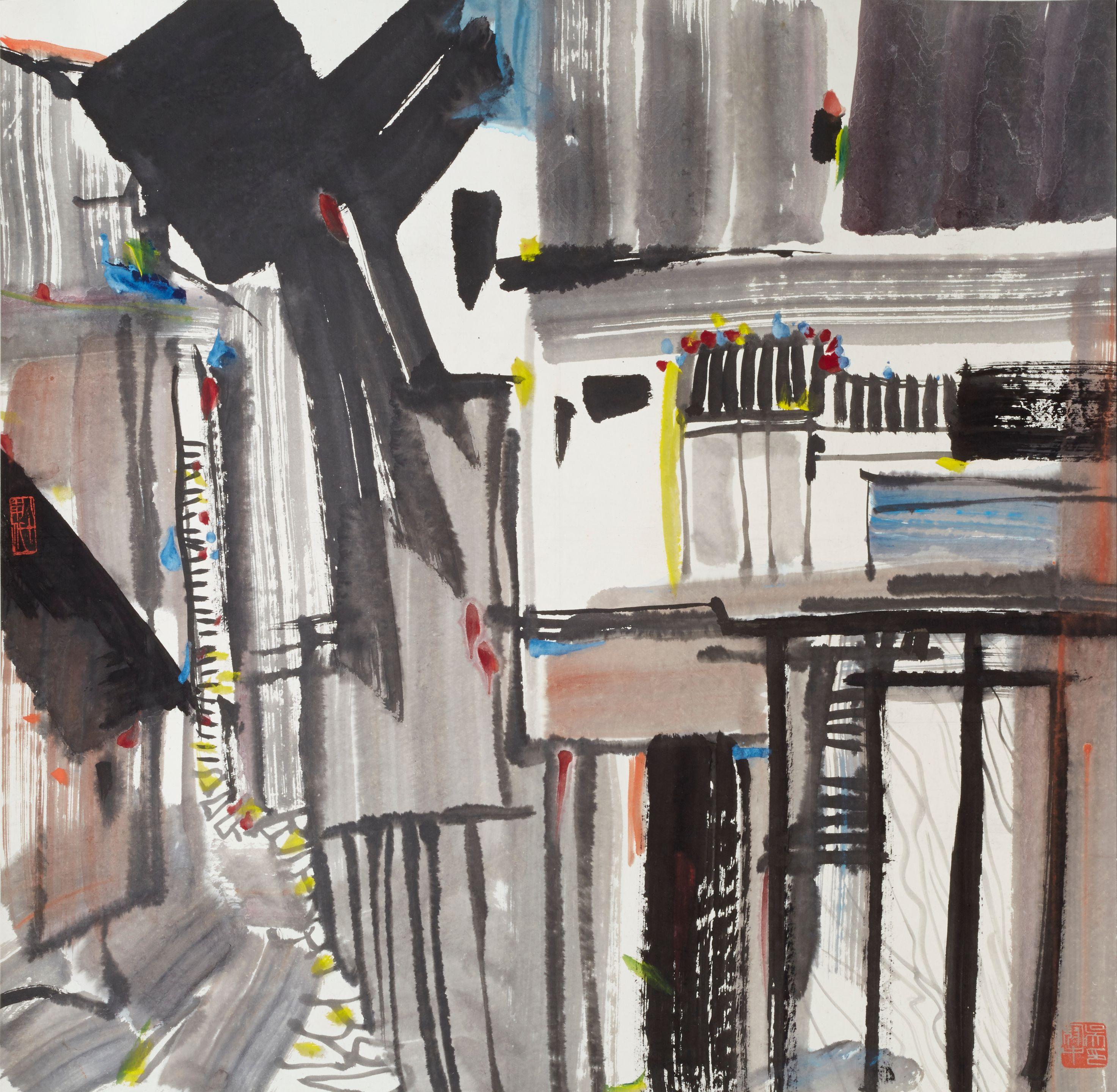 Wu Guanzhong - Gulangyu, 1980\'s