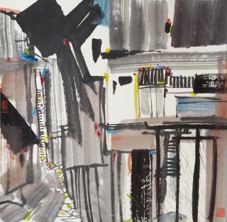 Wu Guanzhong - Gulangyu, 1980\'s