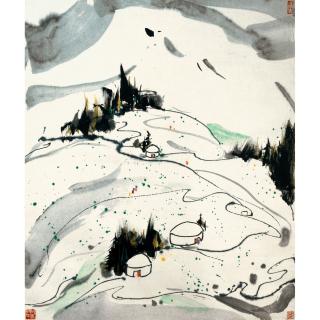 Wu Guanzhong - Highland Yurts