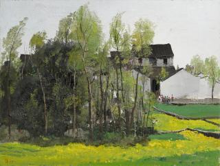 Wu Guanzhong - House in Shaoxing