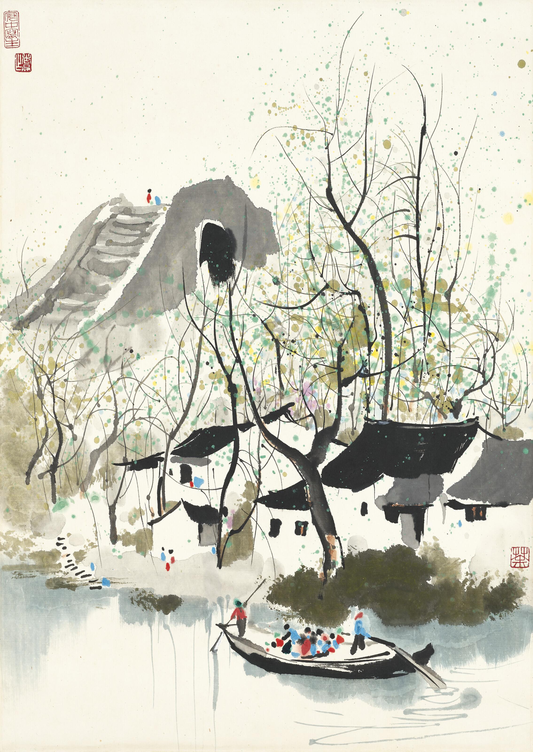 Wu Guanzhong - Jiangnan Shore