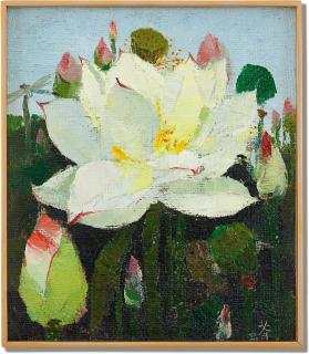 Wu Guanzhong - Lotus Pond