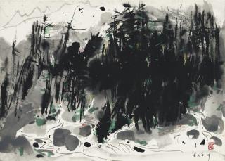 Wu Guanzhong - Melting Snow