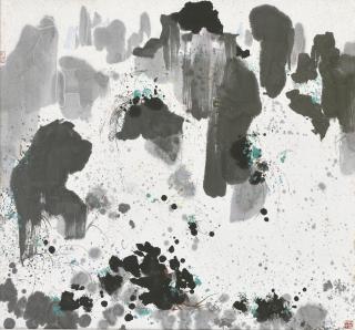 Wu Guanzhong - Mountainscape