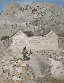 Wu Guanzhong - New House (in The Lao Mountains)