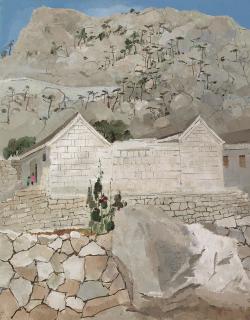 Wu Guanzhong - New House in the Lao Mountains