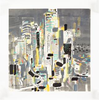 Wu Guanzhong - Night of Hong Kong