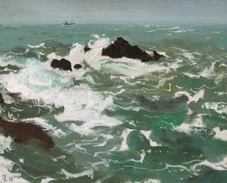 Wu Guanzhong - Ocean Waves