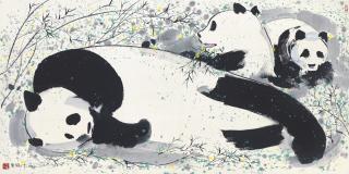 Wu Guanzhong - Pandas