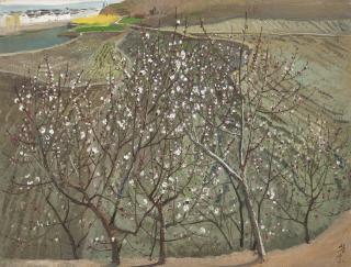 Wu Guanzhong - Peach Blossoms